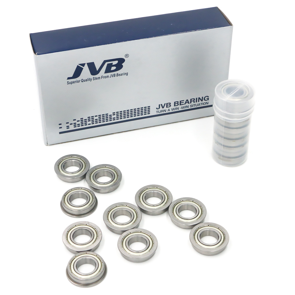 ABEC-1 Elevator Bearings Steel Cover F6806 Flanged Ball Bearing